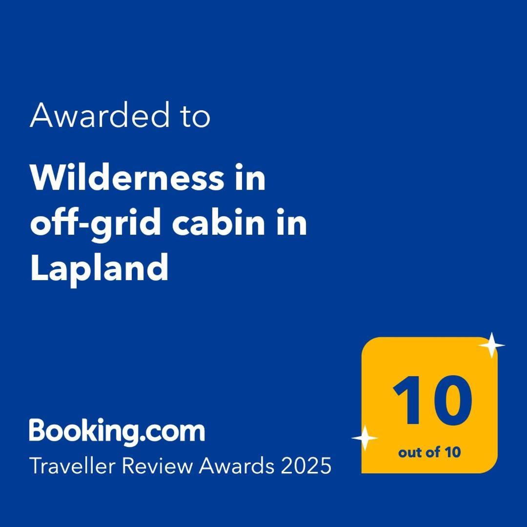 Off-Grid Cabin In Nattavaara Lapland Dış mekan fotoğraf